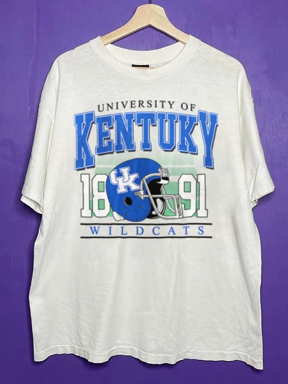 Vintage Kentucky Wildcats Football Shirt, Retro University of Kentucky Shirt Tee